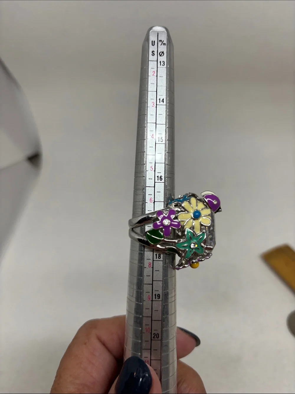 Fun Silver Plated Cocktail Ring